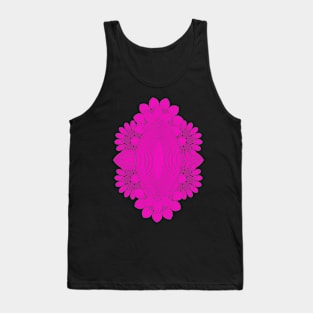 abstract doodle flower Tank Top